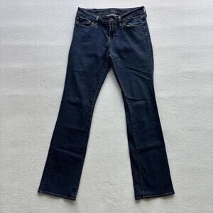 Lucky Brand Jeans Women's Size 6/28 Medium Wash Blue Denim Lolita Boot Cut Pants